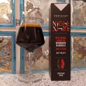 Horizont Night Shift Rye Wine aged in Bourbon barrels 2023