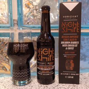 Horizont Night Shift Russian Imperial Stout aged in Bourbon barrels with chocolate & coffee 2024