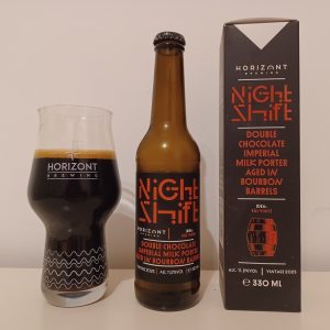 Horizont Night Shift Duoble Chocolate Milk Porter aged in Bourbon Barrels 2025