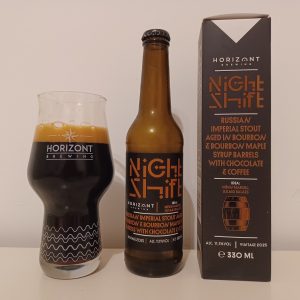 Horizont Night Shift Russian Imperial Stout aged in Bourbon & Bourbon Maple Syrup Barrels with Chocolate & Coffee 2025